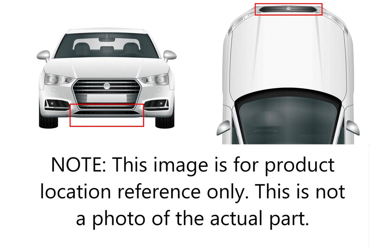 '- '18-20 Black 5310208020 Front Camera for - Hole - Sienna Lower, Compatible/Replacement Grille Bumper Without XLE/Limited Toyota