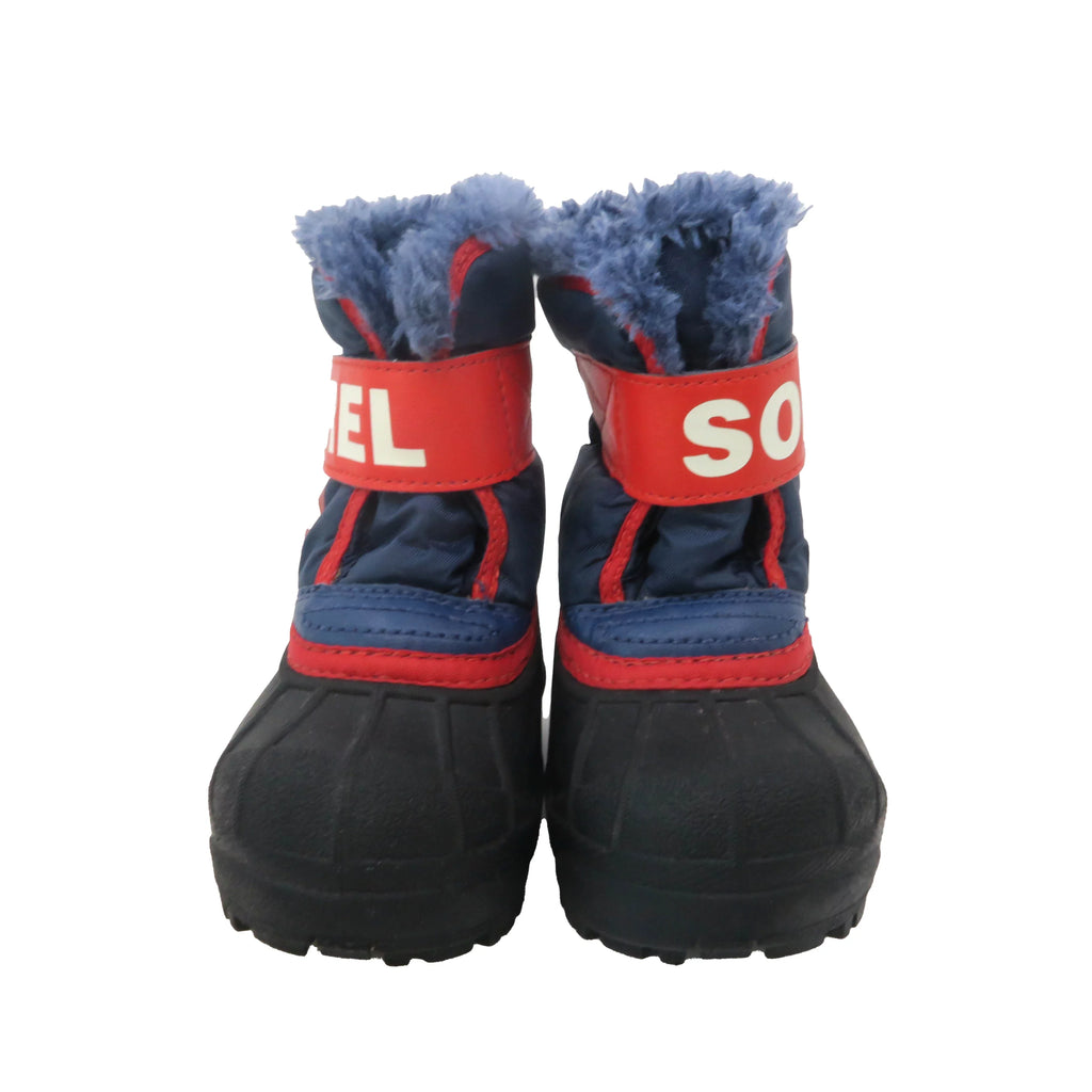 5 Boys Red Blue Sorel Toddler Boots size: Used |