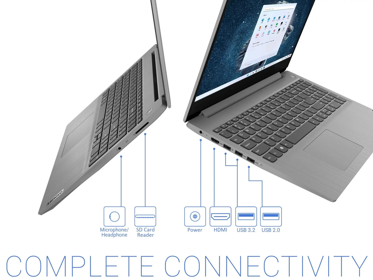 Card 15.6" IdeaPad S Laptop, 12GB i3-1115G4 NVMe Core Intel 11 Reader, 4.1GHz, Lenovo Upto RAM, 3i HDMI, Pro Wi-Fi, Display, FHD Windows SSD, 256GB Bluetooth,