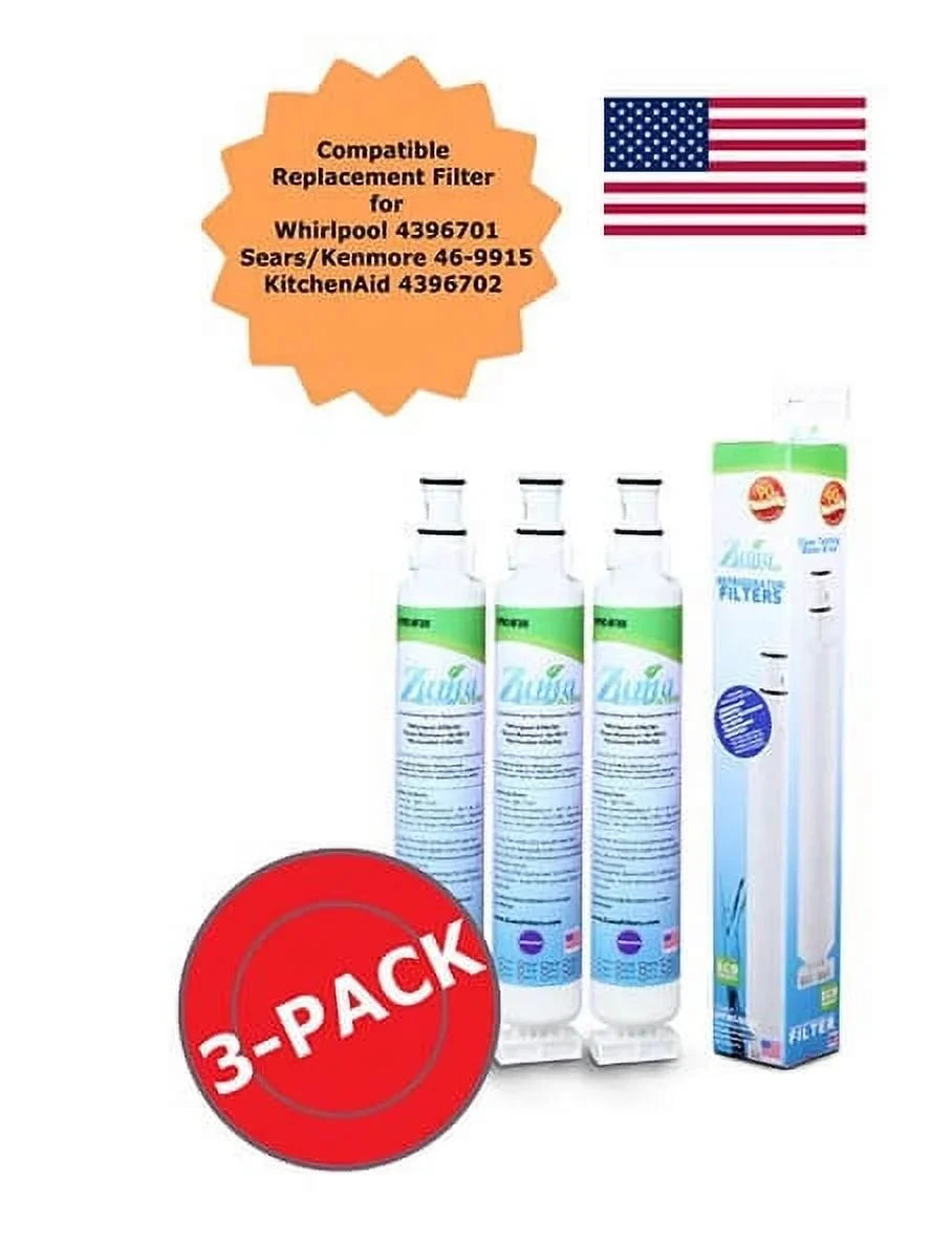 U.S.A. Filter in Brand , Model with , 3 OPFW3-RF300 Liquid Compatible - WF293 ZUMA - Ice , # Pack and Whirlpool® Made