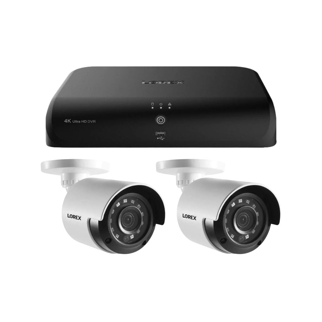 Security Cameras Fusion 4K Capable Lorex and 8 12 Bullet Camera with Wi-Fi DVR 2TB Wired 4