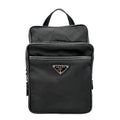 Nylon 2vz026 Backpack PRADA Used Bag Black