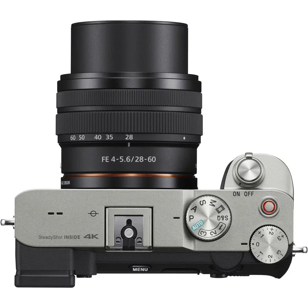 Sony (Silver) with Lens 28-60mm - Camera a7C ILCE7CL/S Mirrorless