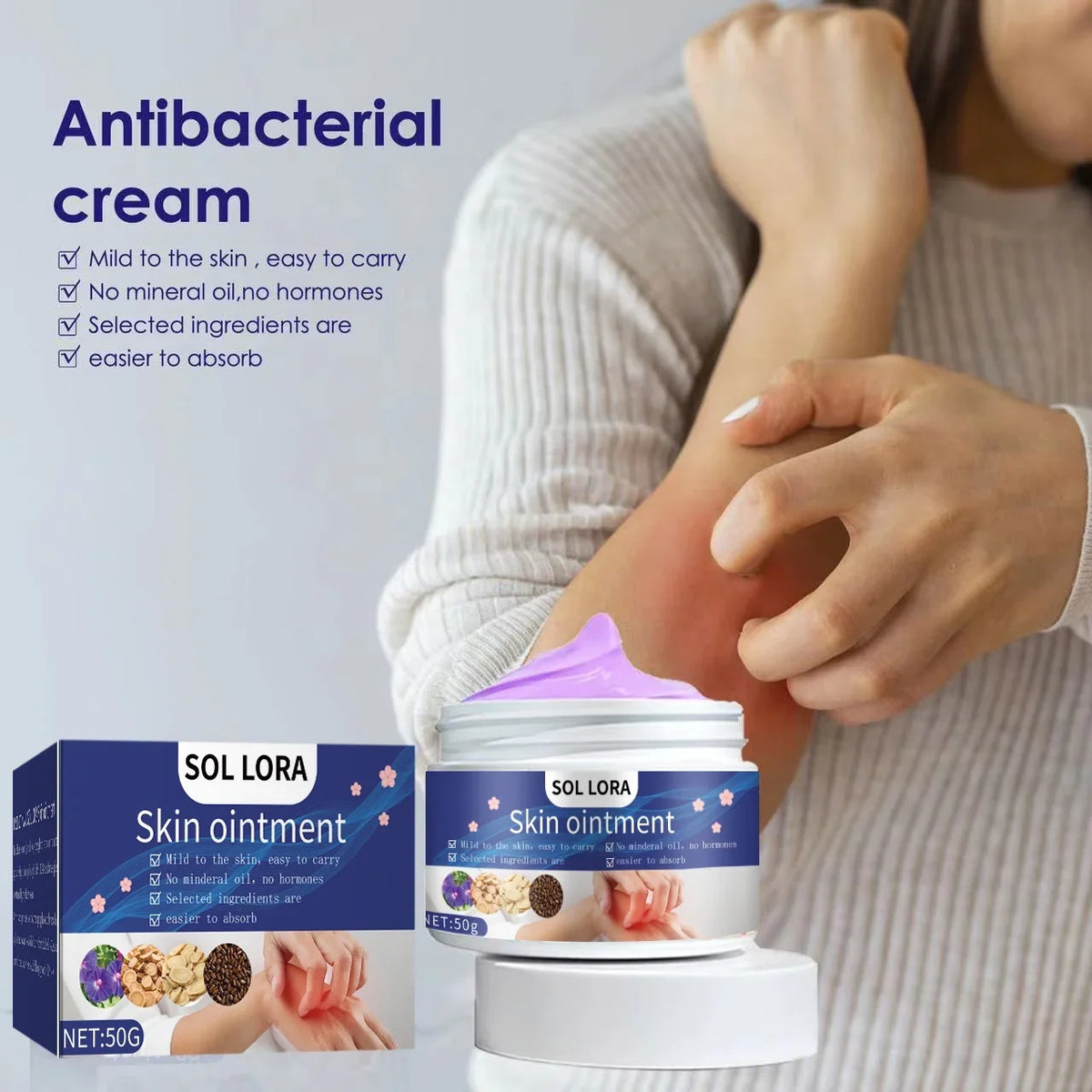 Bites, Skin 50g Cream Insect Skin Rashes, or from Recovery Itch for Skin Sunburns-Non-Greasy Barrier Relief Lasting Relief Echinacea I Long Irritations, I Barrier-5PCS Burn, Cream for Echinacea Razor
