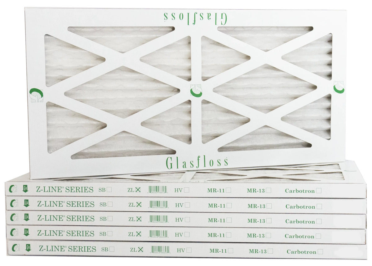 '- 10 inch) 5.5 in USA - (Actual Furnace Filter 23.5x7/8 x - Size: 6x24x1 Air Made Glasfloss -Qty:6 MERV