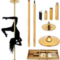 Dance Set Spinning Pub Stripper Portable Pole for Gym Poles 45mm Removable Club Exercise Pole Home Static Dance Dancing Party Kit Pole Fitness GENREEN