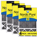 4 MERV (4 Carbon Honeywell 3/8) 16x25x5 Air Pack Plus Replacement 10 Filters
