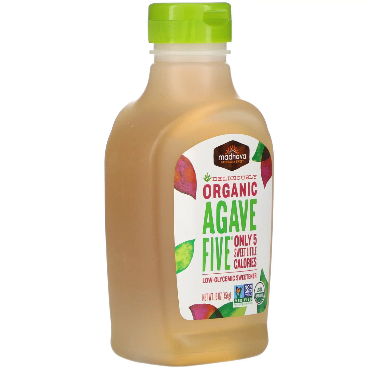 2 16 Organic Madhava Sweeteners, Agave oz Five, Natural of Pack Sweetener, Low-Glycemic