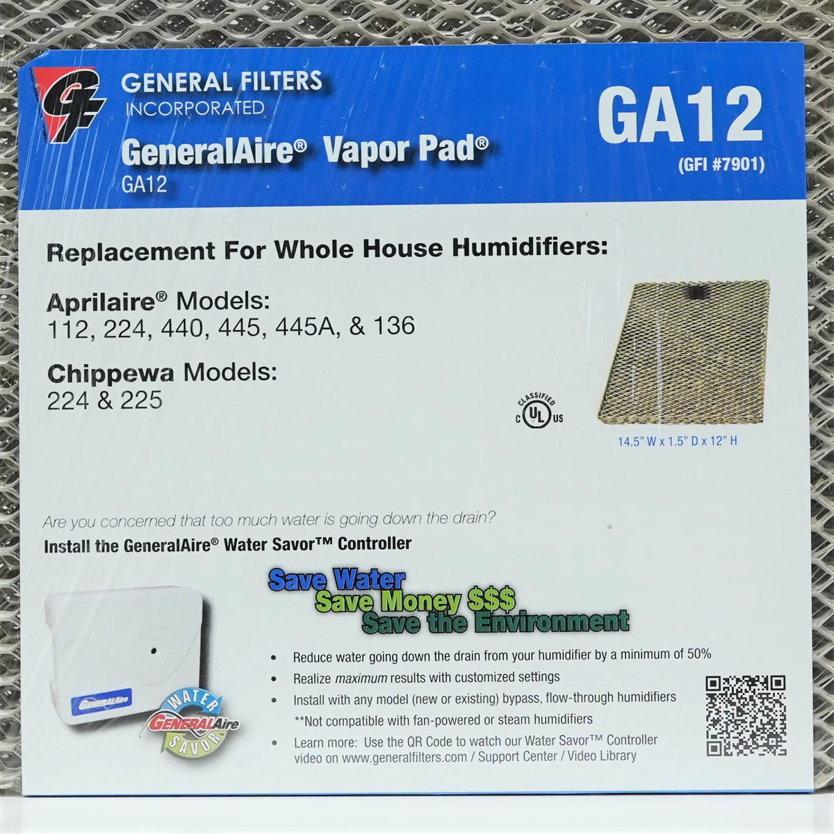 Pad 445 Humidifier for Pack #12 Liquid 440 4 Aprilaire Panel Filter