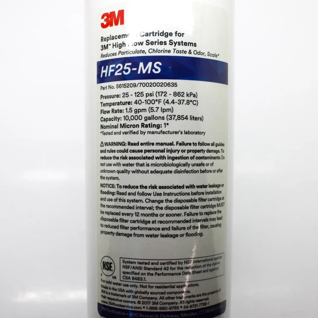 Replacement 5615209 3M Cartridge 123488 HF25-MS 7000001677