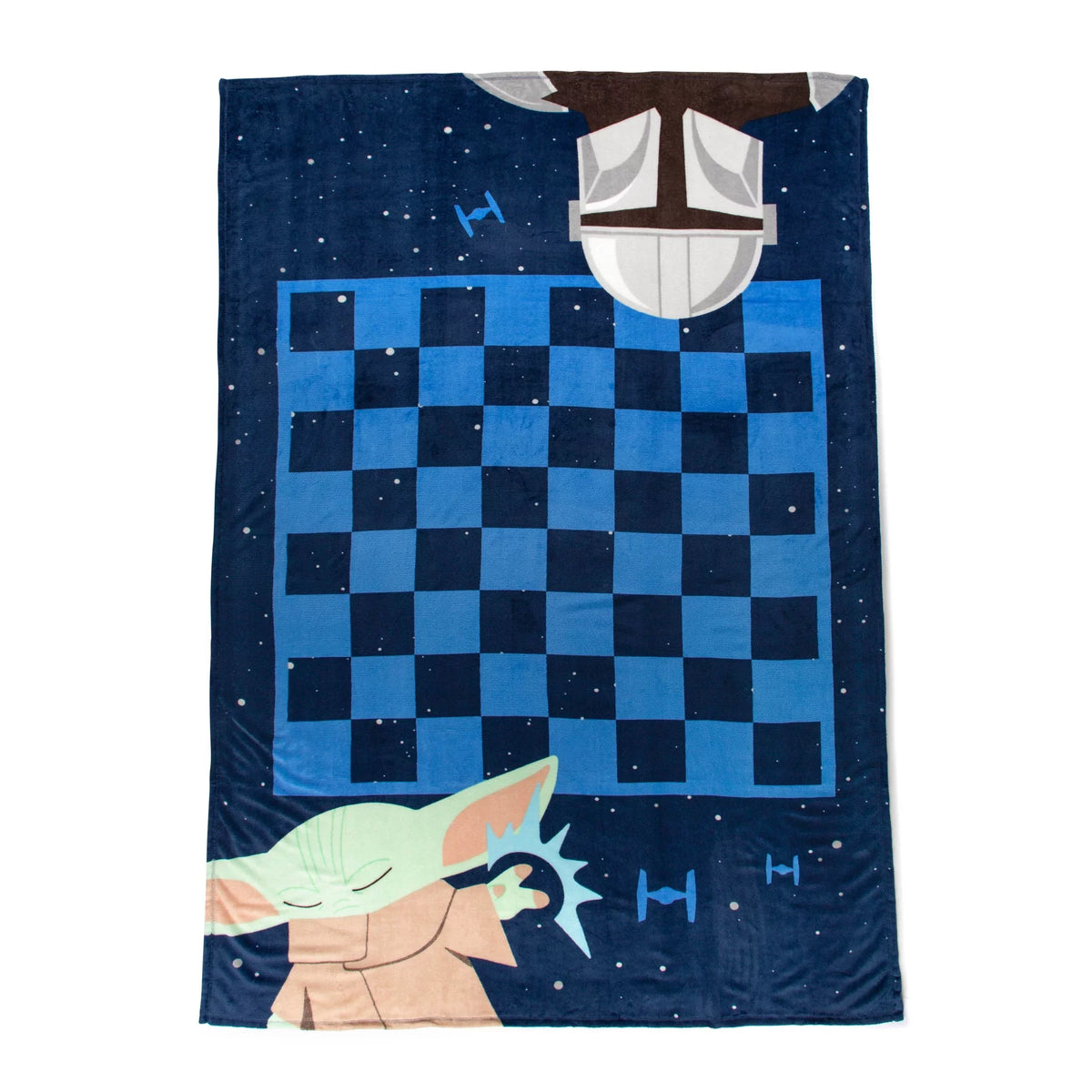 Checkers Wars Blanket, Mandalorian Game Star Microfiber 100%