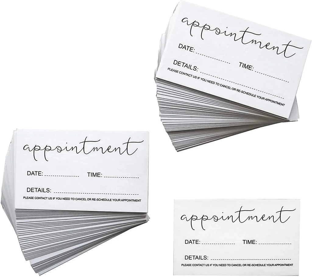 100) for of (Pack Barber Hair Restaurants 100 Beauty Pack Makeup Nail Therapist Appointment Reminder Shop Salon of RXBC2011 Cards