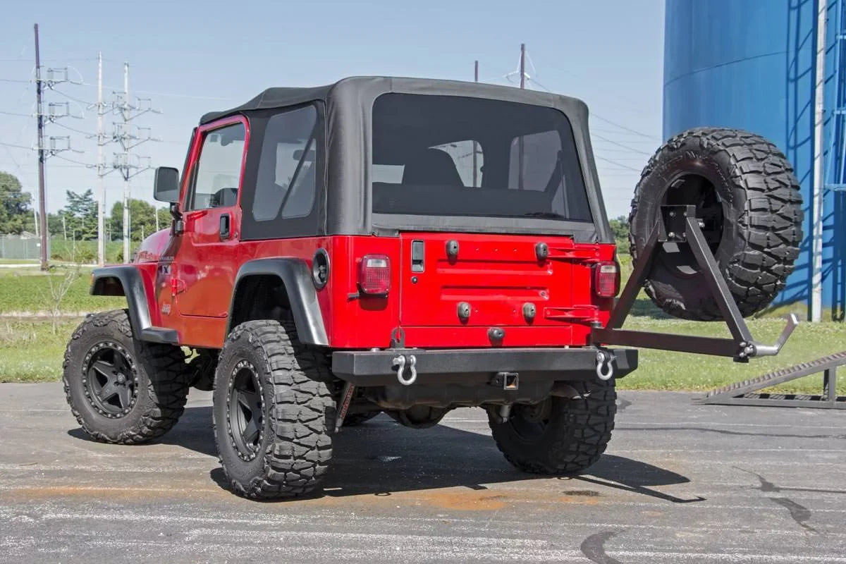 Black Jeep YJ Country 87-95 for Top Replacement Soft Rough