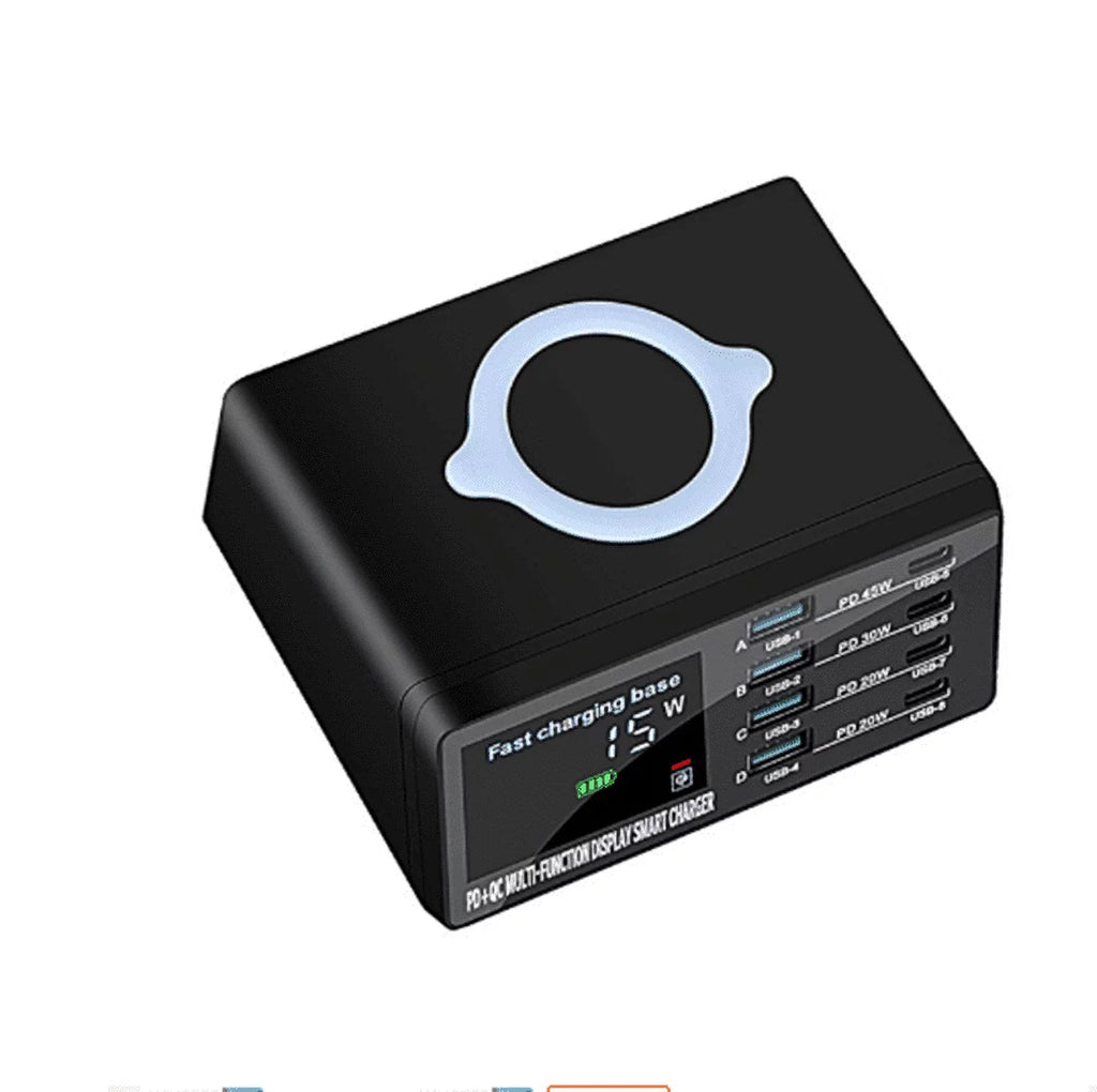 USB PD 110W 12 Charger Adapter RIWPKFH Fast For Wireless iPhone Charger Charger C USB Samsung Phone Xiaomi 13 Charging 11 Huawei Station