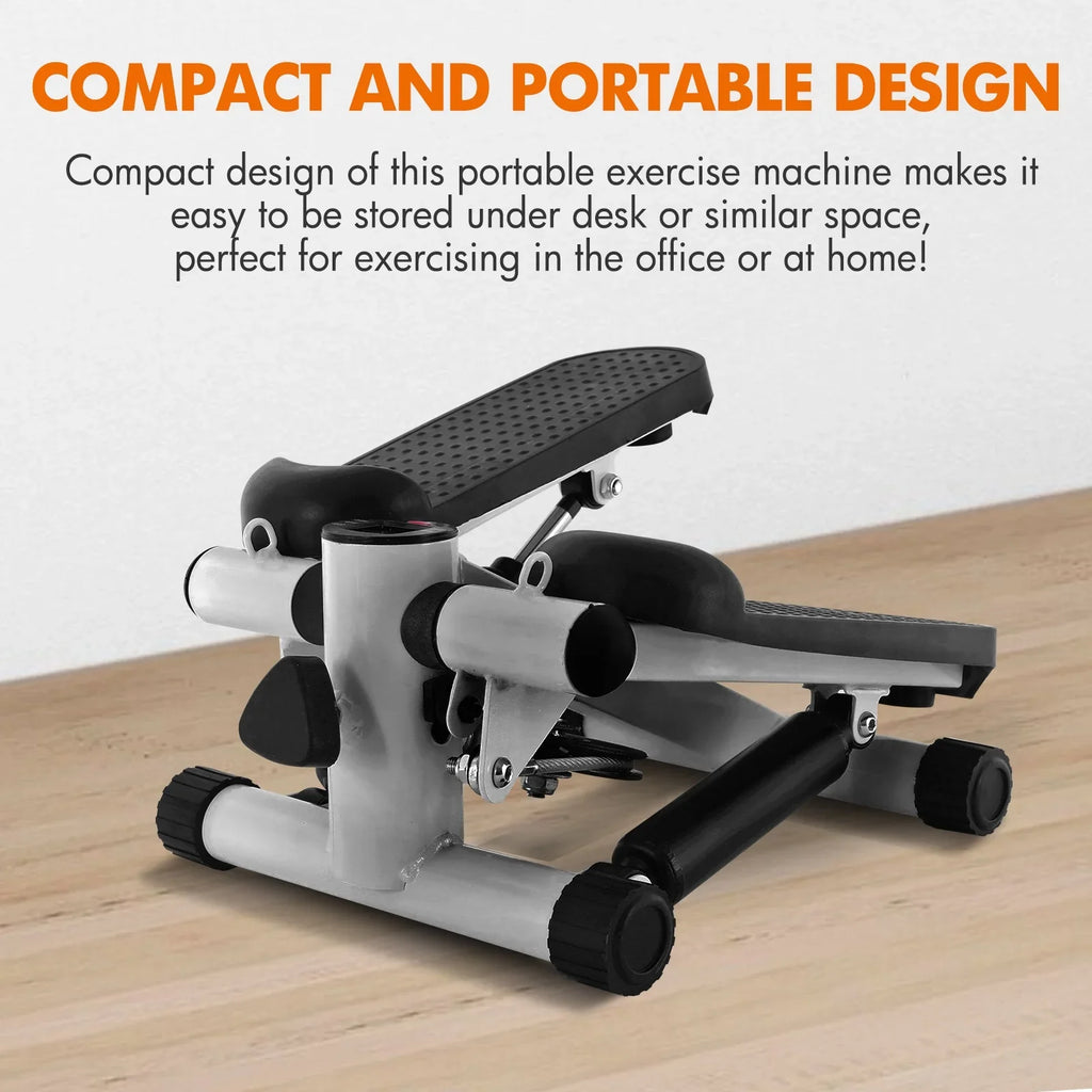 Equipment Bands, Resistance Height Stride Gray with for Exercise, Stepper Cardio Stepper Stair Stepper Mini Adjustable