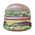 Pool 60-Inch Island Inflatable Float Swimming Deluxe Brown Cheeseburger