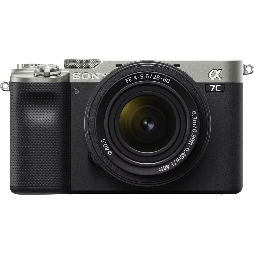 Sony (Silver) with Lens 28-60mm - Camera a7C ILCE7CL/S Mirrorless