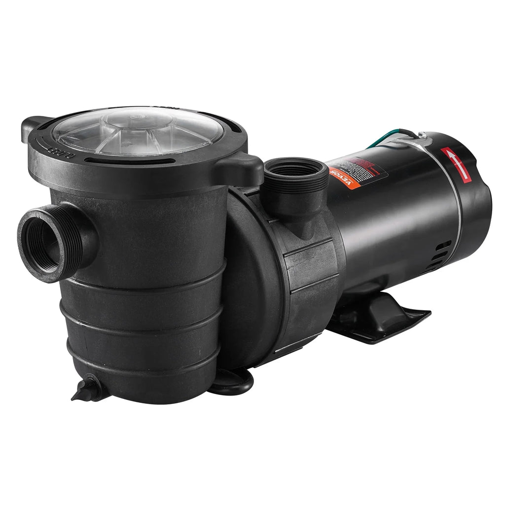 Strainer Pool Ground of Pool 1100W Pump, Flow, Happybuy w/ Basket, for Pumps Single 5280GPH Swimming Speed Above 115V, Max. ETL Certification 1.5HP