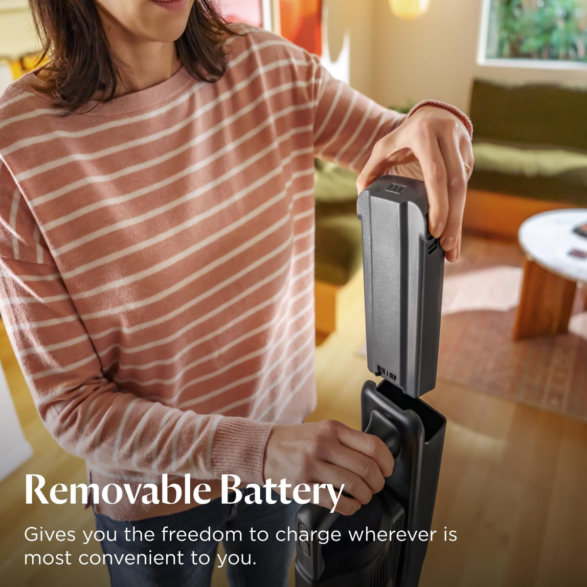Bissell PowerClean FurGuard 280W Self-Standing Cordless Vacuum w/Self-Cleaning Brush Roll, Strong Suction, Removeable Battery, Wall Mount, Upholstery