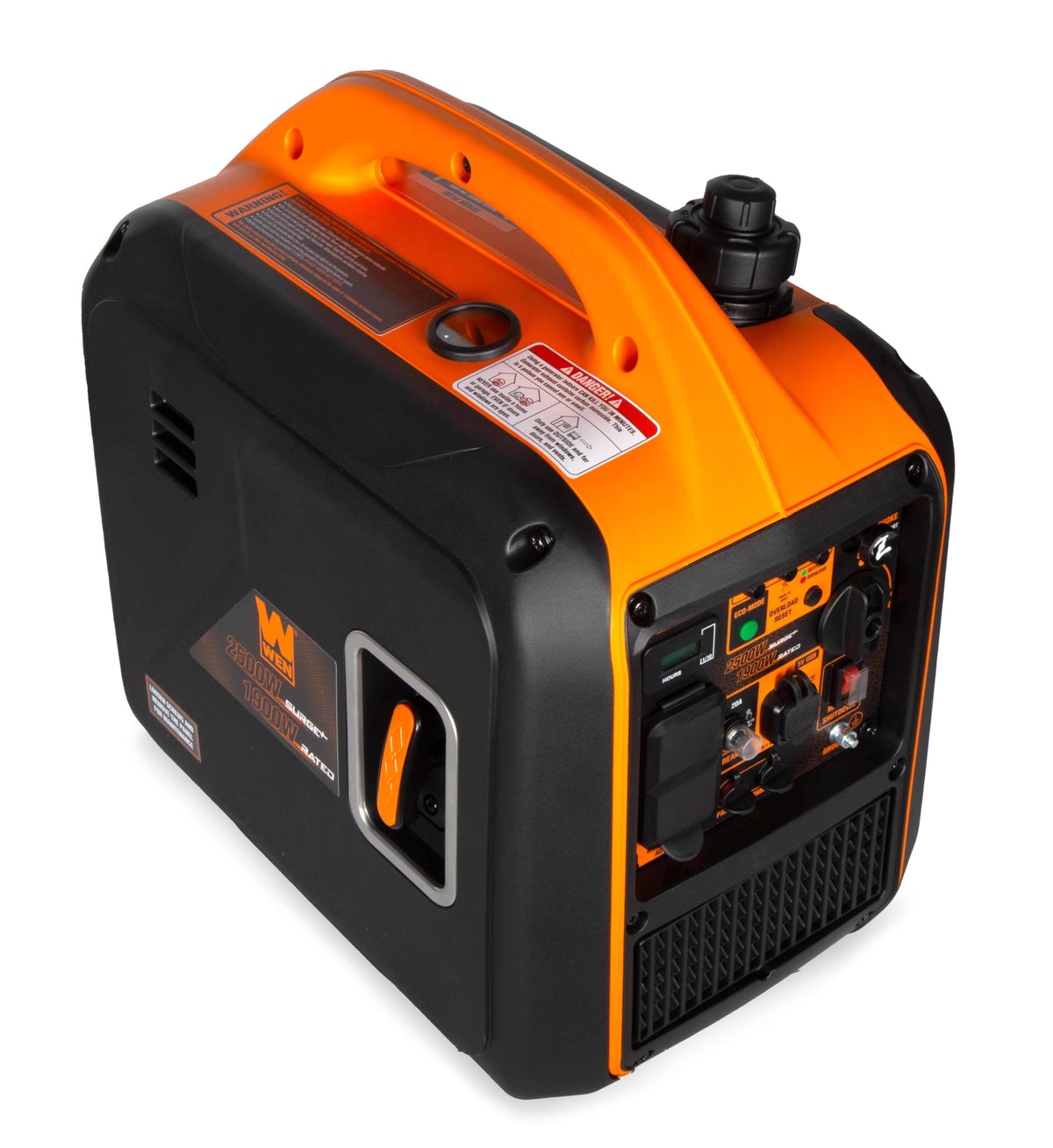 WEN 2500-Watt Inverter Generator, Quiet, Portable, and Lightweight with Fuel Shut Off (56250i)