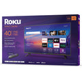 Roku Smart TV 2025 C 40-Inch Select Series, 1080p Full HD TV C RokuTV with Voice Remote C Flat Screen LED Television with Wi-Fi for Streaming Live