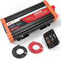 BELTTT 3000W Pure Sine Wave Inverter 12V DC to 120V AC for RV, Truck, Off-Grid, Home, Solar Car Power Inverter with Dual AC, 20A Socket, 5V 2.1A USB