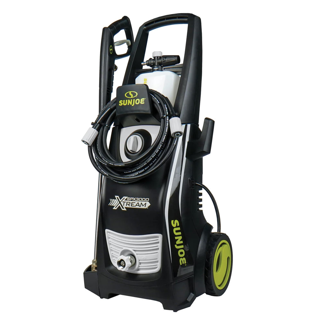 Sun Joe SPX3000-XT1 XTREAM 2,500 PSI Pressure Washer with 14.9A Motor, Includes 4 Quick-Connect Nozzles, High-Pressure Hose, Garden Hose Adapter, and