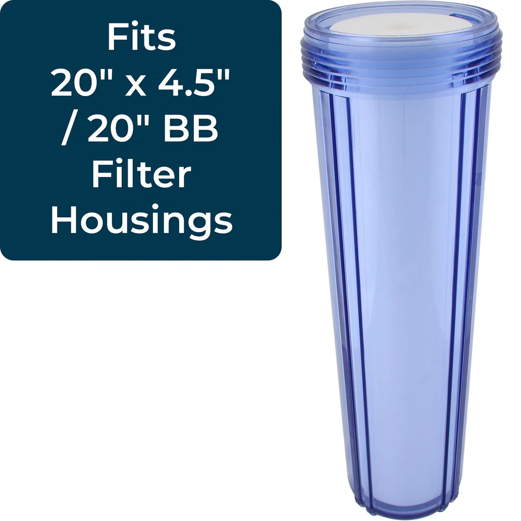 SpiroPure Filter, Gradient (6 4.5" x Pack) 1 Polypropylene 20 Micron Dual