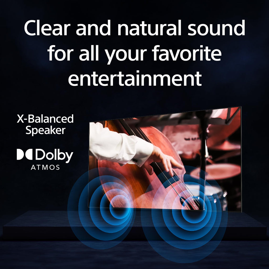 Sony BRAVIA 2 II 43 Inch 4K Ultra HD LED Smart TV with Google TV and Exclusive Features for PlayStation®5 (K-43S20M2), 2025 Model