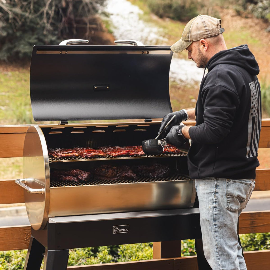 recteq Pellet Grill C Backyard Beast 1200, Pellet Smoker Grill, Wi-Fi-Enabled, Electric Pellet Gril