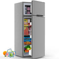 4.5 Cu.Ft Mini Fridge with Freezer, 2 Door Compact Refrigerator, Small Fridge with Adjustable Thermostat Energy Ultra Quiet, Mini Fridge Removable