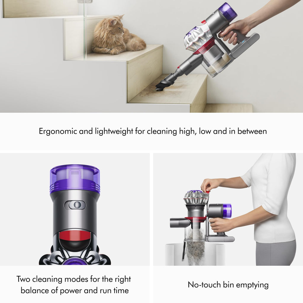 Dyson Car+Boat Handheld Vacuum, Cordless and Lightweight, Cleans Hard Surfaces and Upholstery, 115AW, 2 Power Modes, Up to 50 Minutes2