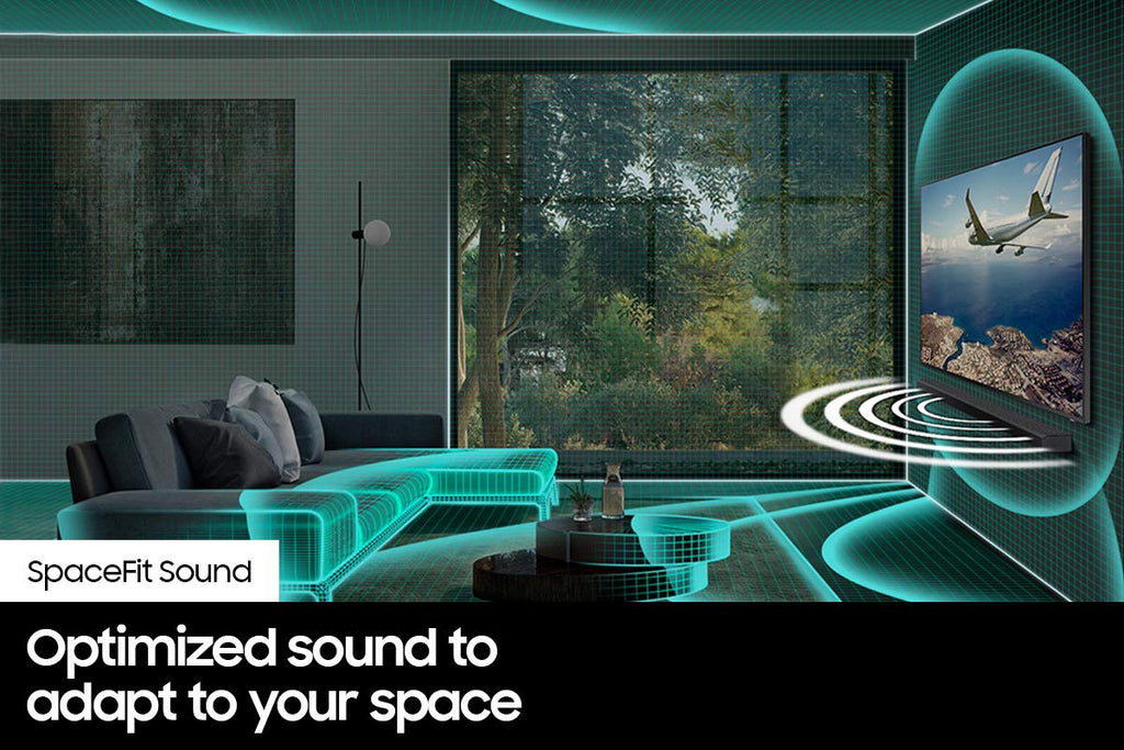SAMSUNG S60D 5.0ch Soundbar w/Wireless Dolby Atmos Audio, All-in-One Design, Q-Symphony, SpaceFit Sound Pro, Adaptive Sound, Game Mode Pro with Alexa