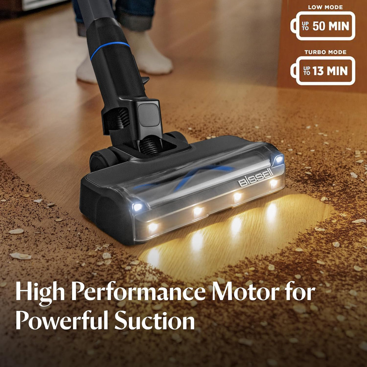 Bissell PowerClean FurGuard 280W Self-Standing Cordless Vacuum w/Self-Cleaning Brush Roll, Strong Suction, Removeable Battery, Wall Mount, Upholstery