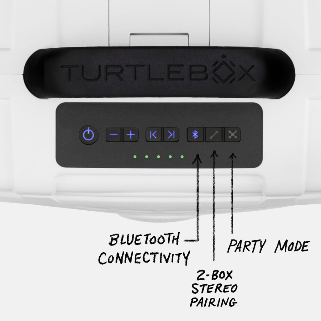Turtlebox Original Gen 3: Portable Outdoor Bluetooth Speaker C Ultra-Loud (120dB), Waterproof (IP67), Rugged, Impact-Resistant, 3-Day Battery | Party
