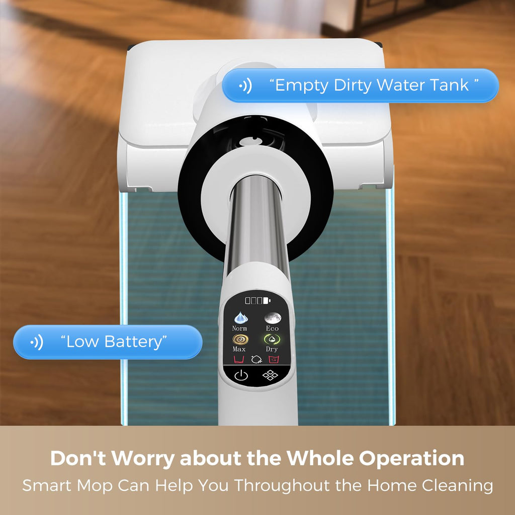 Wet Dry Vacuum Cleaner, 180 Lay-Flat Cordless Vacuum Mop Combo with Edge Cleaning, All-in-One Floor Cleaner for Hard Floors, Self-Cleaning, 45mins