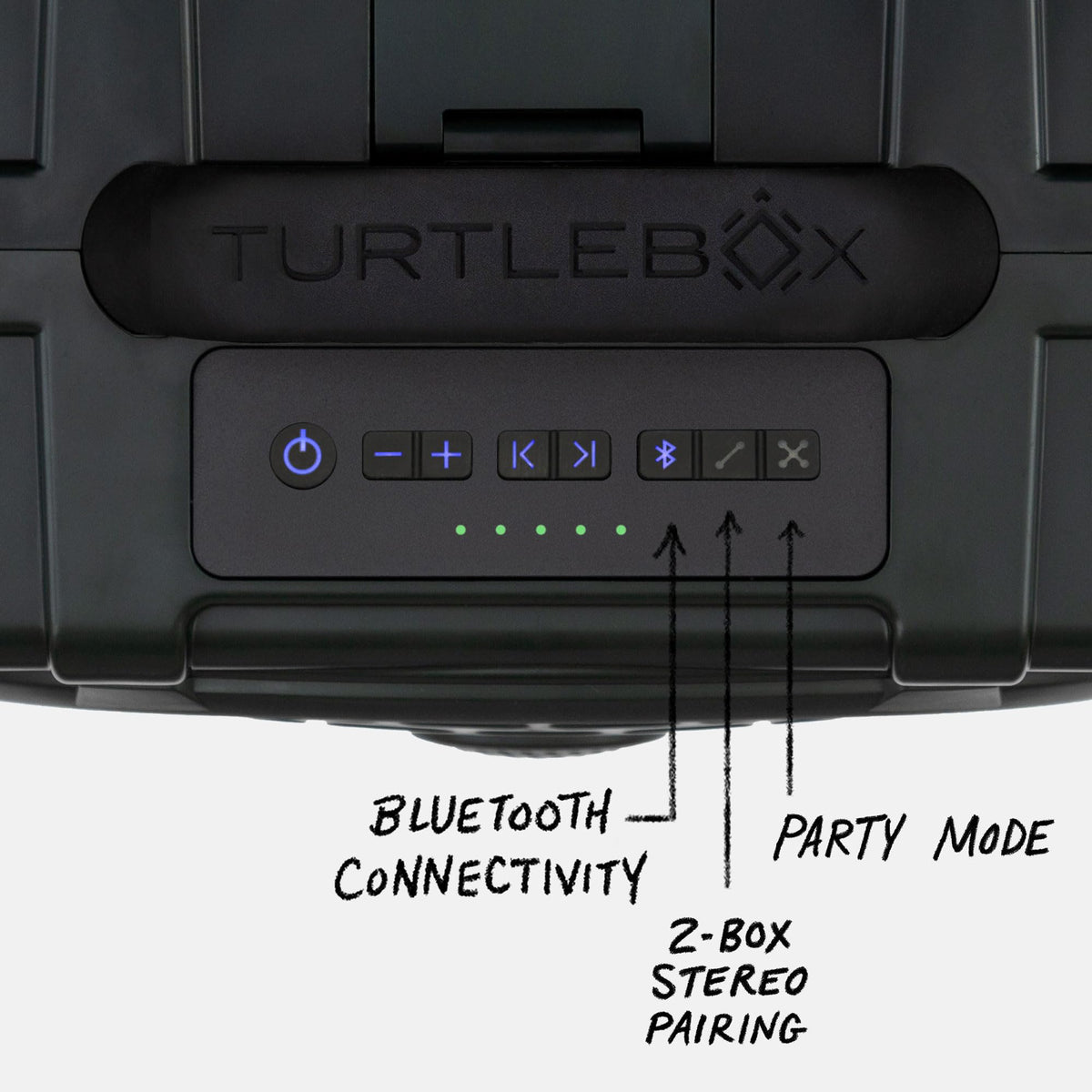 Turtlebox Original Gen 3: Portable Outdoor Bluetooth Speaker C Ultra-Loud (120dB), Waterproof (IP67), Rugged, Impact-Resistant, 3-Day Battery | Party