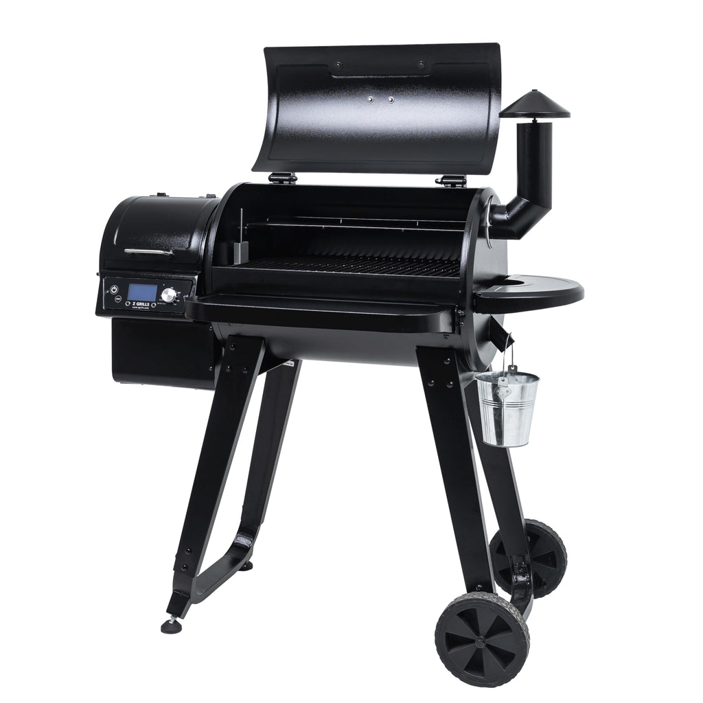 Z GRILLS ZPG-450A2 Wood Pellet Grill & Smoker, PID V3.0 Controller, 459 Sq in Cook Area, Foldable Shelf, Meat Probe, Rain Cover, 8 in 1 BBQ Grill