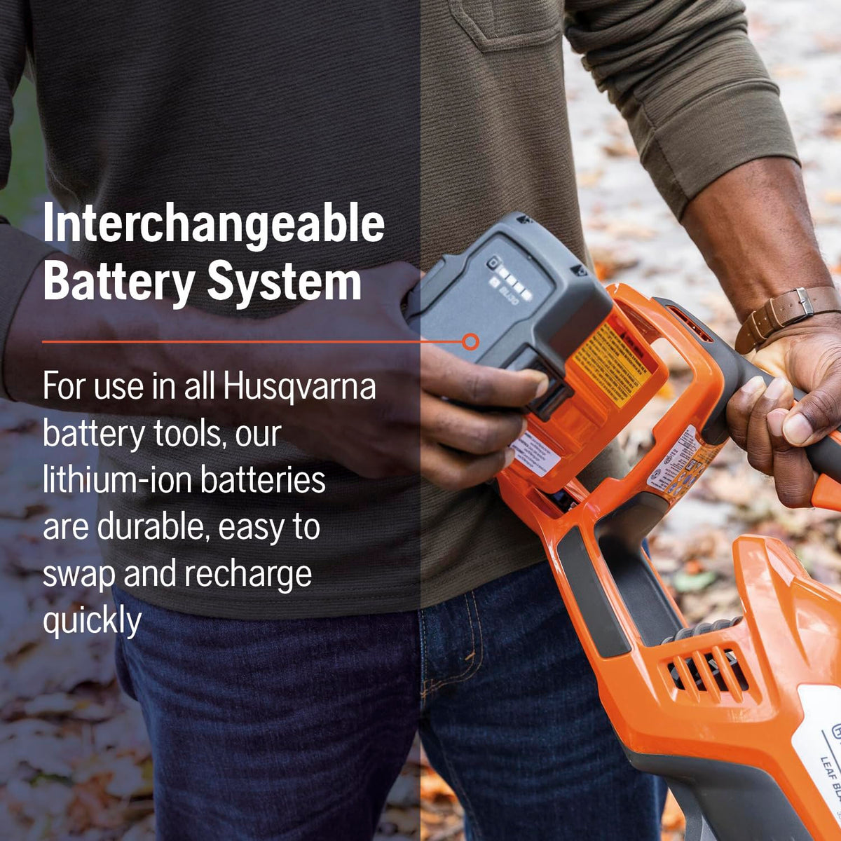 Husqvarna Leaf Blaster 350iB Battery Powered Cordless Leaf Blower, 200-MPH 800-CFM Blower with Brushless Motor and Quiet Operation, 40V Lithium-Ion