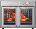 Midea Flexify Pro 10+4 Toaster Oven Air Fryer Combo, Graphene Juicy-Lock Cooking, French Door Countertop Oven, 450F Flash Air Fry, 26.4 QT Stainless