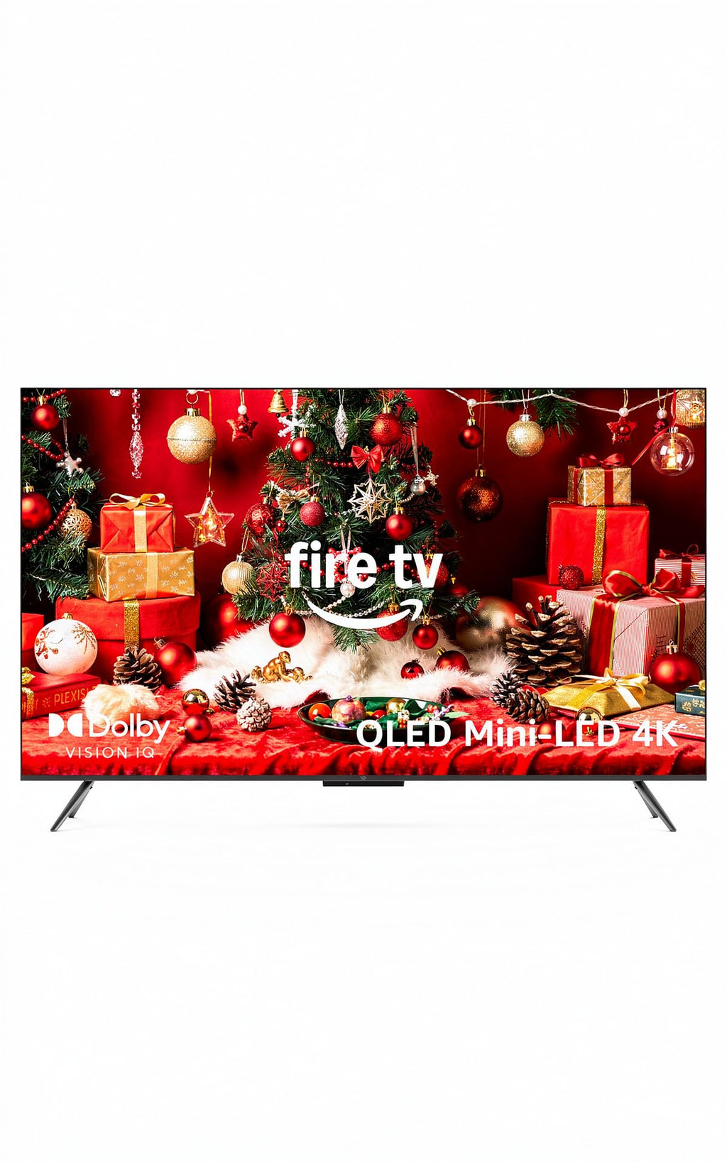 Amazon Fire TV 65" Omni Mini-LED Series, QLED 4K UHD smart TV, Dolby Vision IQ, 144hz gaming mode, Ambient Experience, hands-free with Alexa, 2024