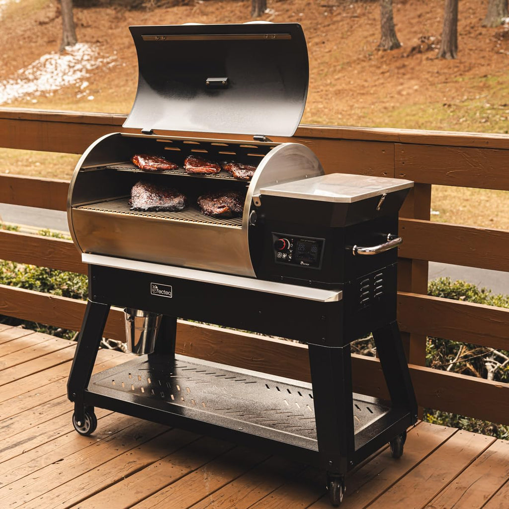 recteq Pellet Smoker Grill Deck Boss 800, Electric Pellet Smoker, Outdoor Grills & Smokers, Wi-Fi-Enabled BBQ Grill
