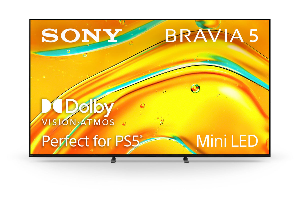 Sony BRAVIA 5 65 Inch TV, Mini LED, 4K Smart Google TV, XR Processor with AI Technology,120hz Television with Dolby Vision/Atmos, Exclusive Features