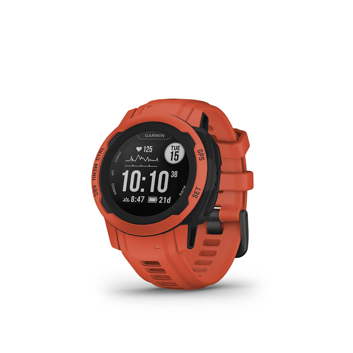 Garmin Instinct 2 Solar, Smaller-Sized Rugged Outdoor Watch with GPS, with Solar Charging Capabilities, Built for All Elements, Multi-GNSS Support