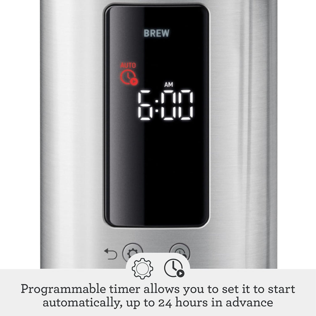 Breville Luxe Drip Coffee Machine, Brushed Stainless Steel, Thermal Carafe