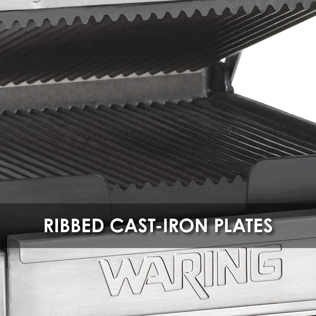 Waring Commercial WFG150 Tostato Perfetto® Compact Flat Toasting Grill, 120V, 1800W, 5-15 Phase Plug