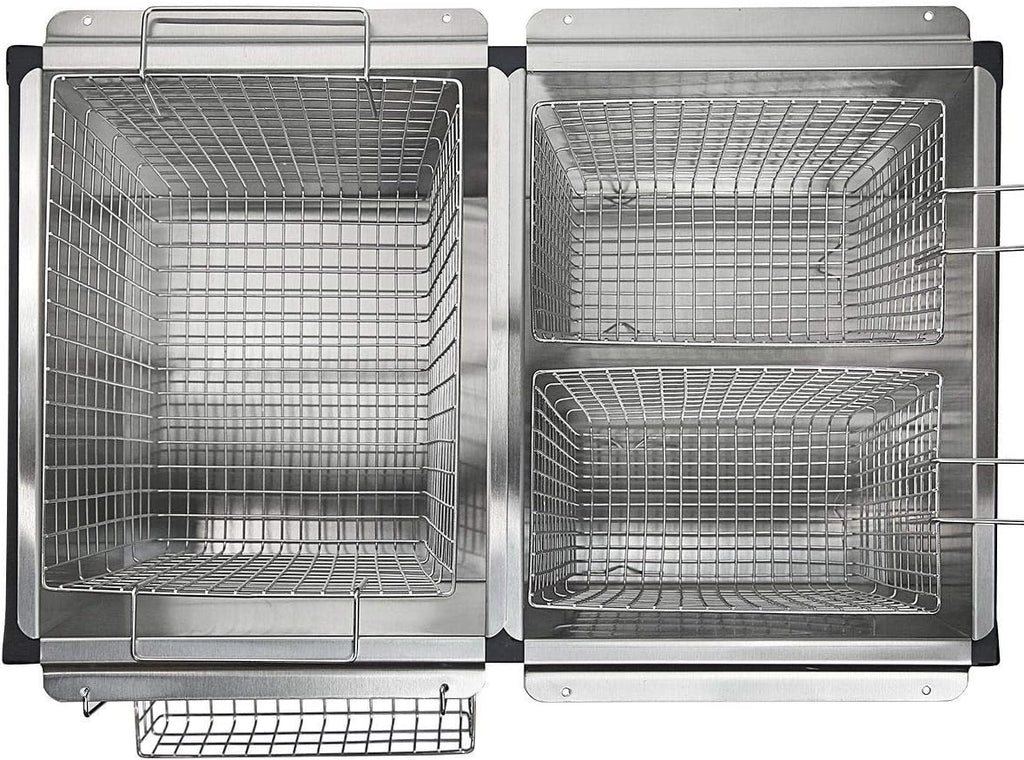 Barton 148,000 BTU High-Pressure Triple Basket Deep Fryer Dual Burner Propane LPG Fish Cooker Fry Basket Fryer Outdoor Catering, Events, Camping