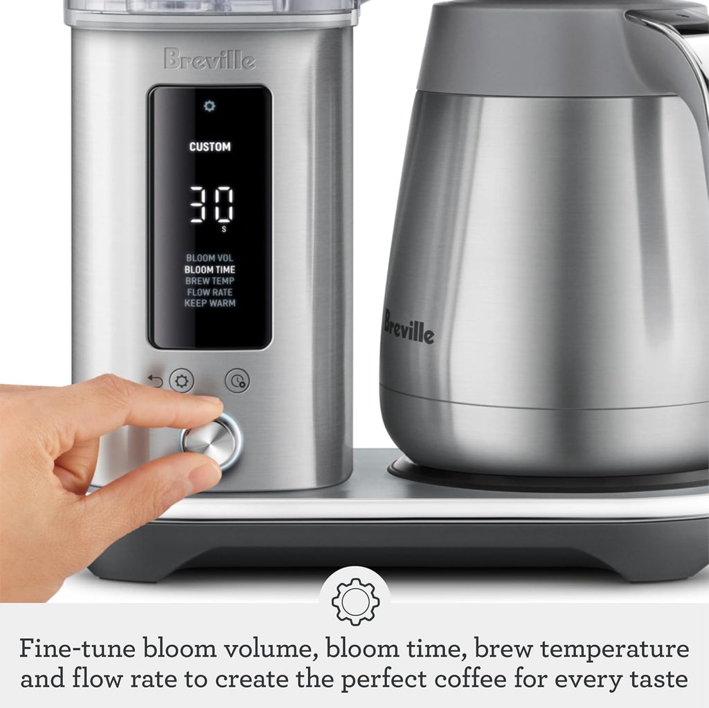 Breville Luxe Drip Coffee Machine, Brushed Stainless Steel, Thermal Carafe