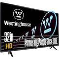 Westinghouse 32 Inch TV, HD LED Small Flat Screen Non-Smart Television, Works with Fire Stick, Roku, Apple TV, TiVo, Xumo, and Streaming Devices
