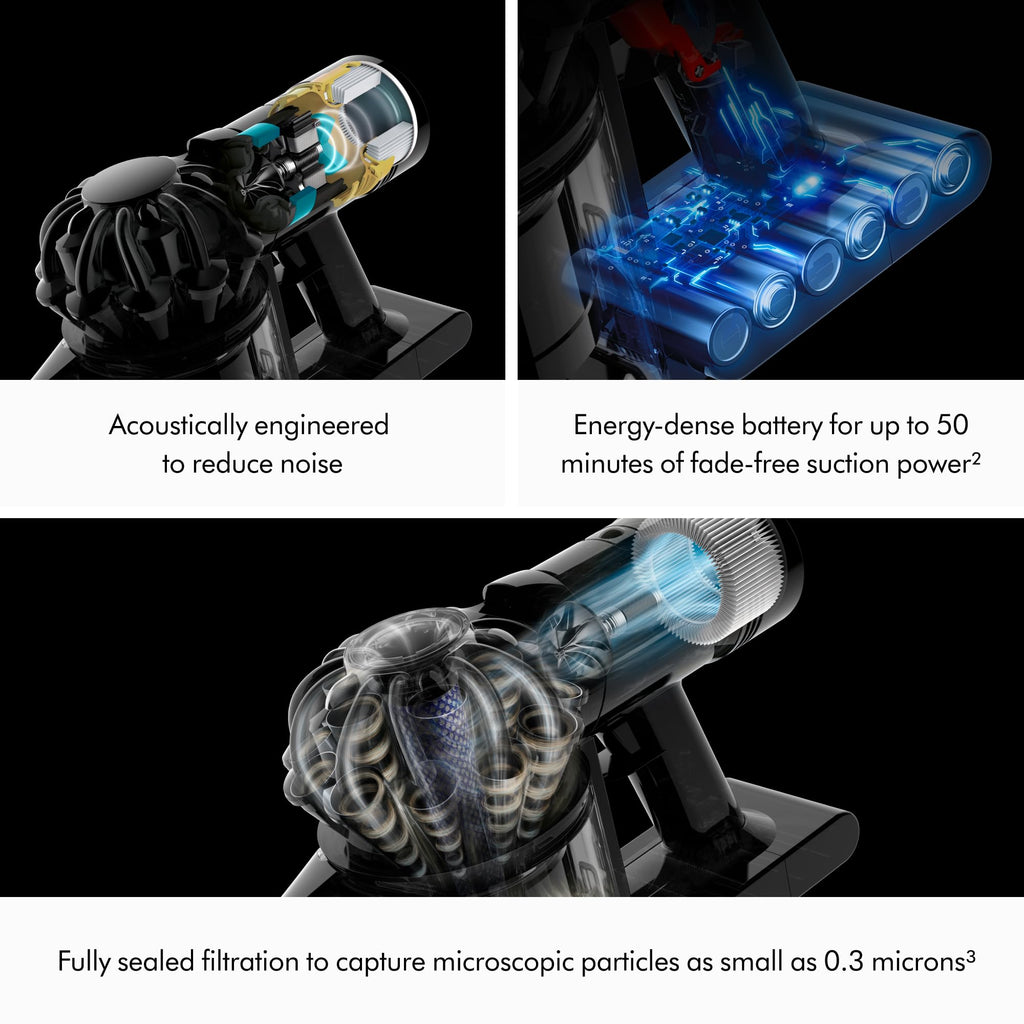 Dyson Car+Boat Handheld Vacuum, Cordless and Lightweight, Cleans Hard Surfaces and Upholstery, 115AW, 2 Power Modes, Up to 50 Minutes2